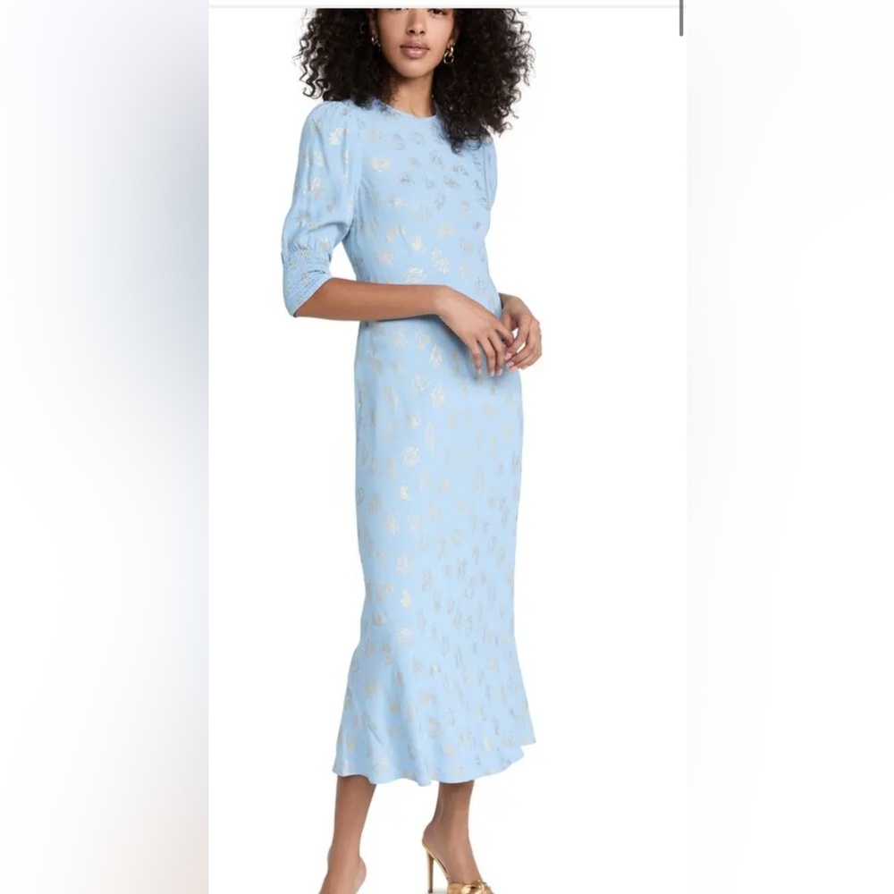 RIXO Sky Blue Fabric